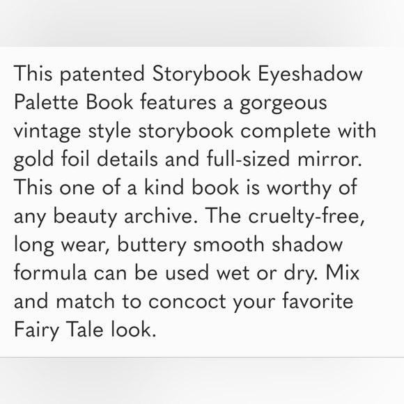 Storybook Cosmetics Fairy Tales Little Briar Rose Eyeshadow Palette - Picture 2 of 3